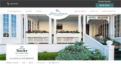 Desktop Screenshot of iroquoishotel.com